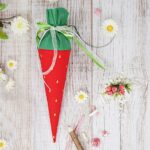 DIY Stoffe- Inspiration - Schultüten Paket - Erdbeere