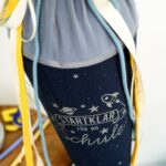 DIY Stoffe- Inspiration - Schultüte Weltall - Plott - Kordel