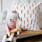 DIY Stoffe Outfit - Inspiration - Kissen Karotten - Stoffmalfarbe - Häschen Tilda
