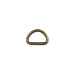 D-Ring Metall – für Gurtband 20 mm – Altgold