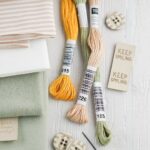 DIY Stoffe Mix - Sticktwiste - Label - Knöpfe