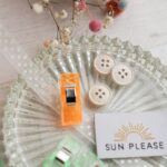 DIY Stoffe Mix - Organzaband - Label - Knöpfe