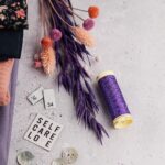 DIY Stoffe Mix - Knöpfe - Label - Garne