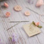 DIY Stoffe Mix - Label - Sticknadeln