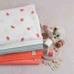 DIY Stoffe Mix - Garne - Label -Knöpfe