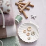 DIY Stoffe Mix - Knöpfe - Garn