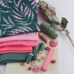 DIY Stoffe Mix - Label - Gummiband - Garne - Knöpfe