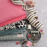 DIY Stoffe Mix - Label - Gurtband - Garne - Gurtbandzubehör