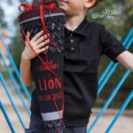 DIY Stoffe- Inspiration - Schultüte Drache - Satinbänder