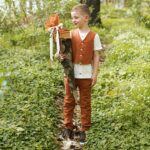 DIY Stoffe Outfit - Schulanfang - Schelmy Mix It -Willi - Levin - Schultüte Jungle