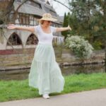 DIY Stoffe Outfit - Stufenrock Stinya - Musselin Goldregen