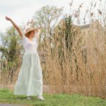 DIY Stoffe Outfit - Stufenrock Stinya - Musselin Goldregen