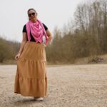 DIY Stoffe Outfit - Stufenrock Stinya - Dreieckstuch