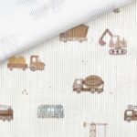 Rippenjersey – Baustelle & Fahrzeuge – Wollweiß