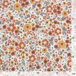 Single Jersey – Warm Colour Florals – Warmweiß