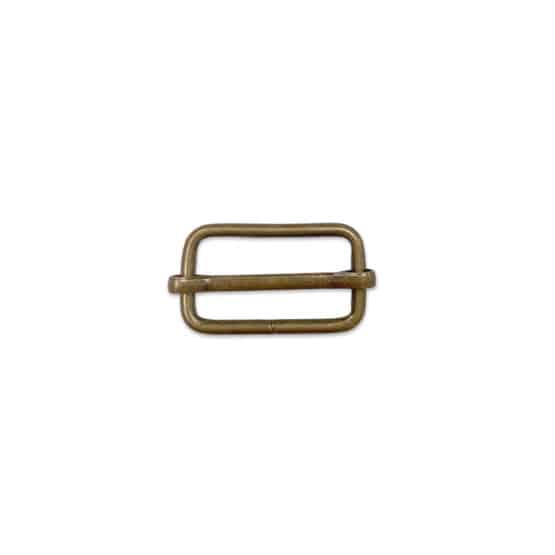 Leiterschnalle Metall - für Gurtband 25 mm - Altgold
