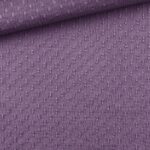 Baumwoll – Crêpe Dots – Dark Smoky Lavendel