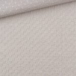 Baumwoll – Crêpe Dots – Light Stone