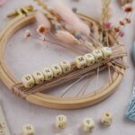 DIY Stoffe- Inspiration - Muttertag - Stickrahmen - Holzwürfel