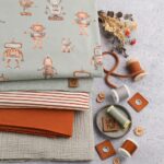 DIY Stoffe Mix - Label - Garne - Knöpfe