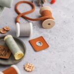 DIY Stoffe Mix - Label - Garne - Knöpfe