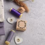 DIY Stoffe Mix - Label - Garne - Stempel