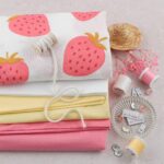 DIY Stoffe Mix - Knöpfe - Label - Garne - Kordel