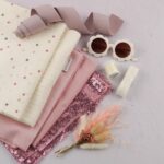 DIY Stoffe Mix - Garne - Label- Schrägband - Gummiband