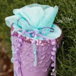 DIY Stoffe- Inspiration - Schultüte- Paillettenband - Tüll - Pomponborte