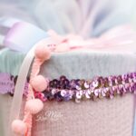 DIY Stoffe- Inspiration - Schultüte- Paillettenband - Tüll - Pomponborte