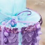 DIY Stoffe- Inspiration - Schultüte- Paillettenband - Tüll - Bänder