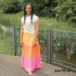 DIY Stoffe Outfit - Stufenrock Stinya - Finja