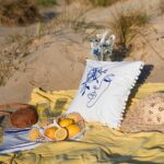 DIY Stoffe Outfit - Blau Weiß - Mediterran - Kissen - Plott