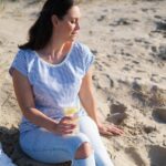 DIY Stoffe Outfit Inspiration - Blau Weiß - Mediterran - Finja