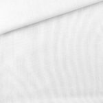 Dünner Baumwollstoff – leichte Qualität – Warmweiß