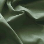 Popeline - dünner Baumwollstoff - Olivgrün