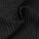 Velvet-Breitcord – Schwarz