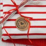 DIY Stoffe Mix - Satinband - Handmade Stempel