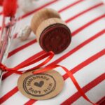 DIY Stoffe Mix - Satinband - Handmade Stempel