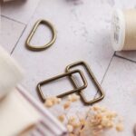 DIY Stoffe Mix - D-Ring - Vierkantring