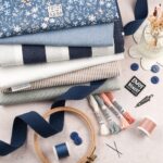 DIY Stoffe Mix - Gurtband - Stickrahmen - Sticktwist - Label