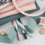 DIY Stoffe Mix - Garn - Sticktwist - Gummiband - Knöpfe