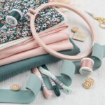 DIY Stoffe Mix - Garn - Sticktwist - Gummiband - Knöpfe