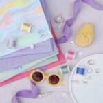 DIY Stoffe Mix - Label - Gurtband - Garne - Knöpfe