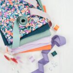 DIY Stoffe Mix - Gummibänder - Label - Garne