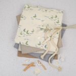 DIY Stoffe Mix - Musselin - Kordel