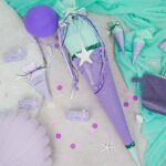 DIY Stoffe- Inspiration - Schultüte Meerjungfrau - Bastelvorlage