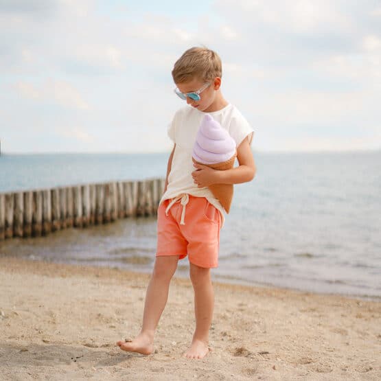 DIY Stoffe Outfit - Shorts Ben 2.0 - Shirt Finn - Softeis - Kissen