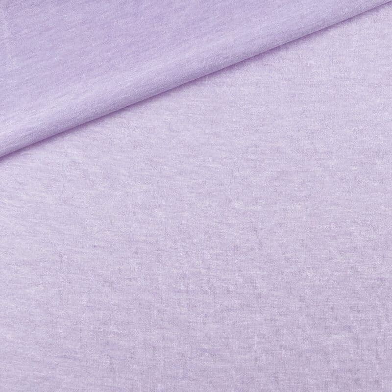 Viscose jersey light quality soft lavender melange DIY fabrics