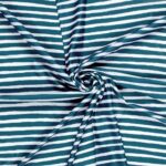 Badestoff - LSF 50 - Painted Stripes - Marineblau/Weiß